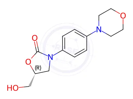 Chemical structure of Linezolid Impurity 89