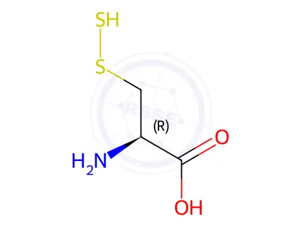 Chemical structure of Acetylcysteine Impurity 350 (Thiocysteine)