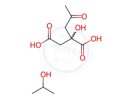Chemical structure of 1-Isopropyl citrate