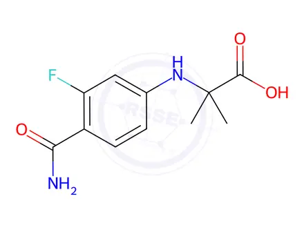 Chemical structure of Enzalutamide Impurity 50