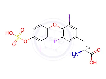 Chemical structure of Liothyronine Impurity 19
