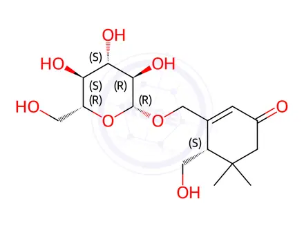 Chemical structure of Jasminoside B