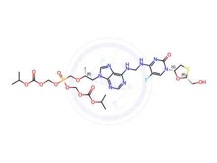 Chemical structure of Tenofovir Impurity 108