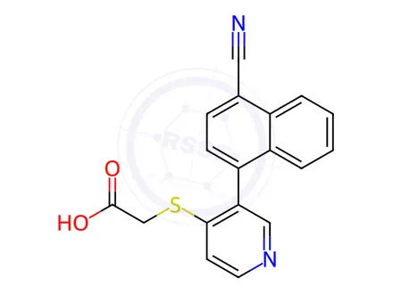 Chemical structure of Verinurad Impurity 6