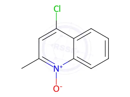 Chemical structure of 4-Chloro-2-methylquinoline 1-oxide