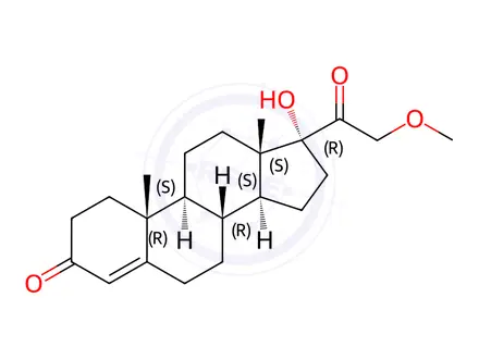 Chemical structure of Clascoterone Impurity 24