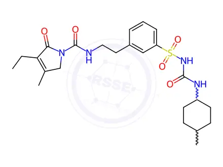 Chemical structure of Glimepiride Impurity 11