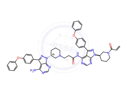 Chemical structure of Ibrutinib Impurity 9