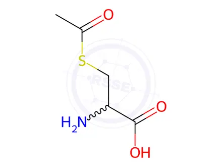 Chemical structure of Acetylcysteine Impurity 64