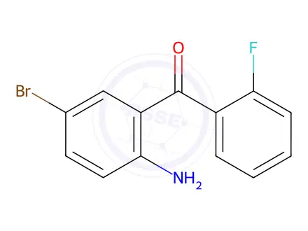 Chemical structure of Haloxazolam Impurity 1