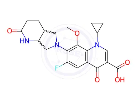 Chemical structure of Moxifloxacin Impurity 76