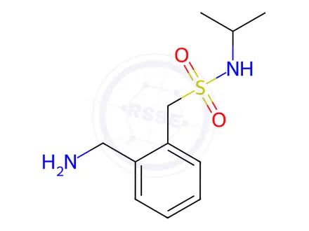 Chemical structure of [2-(aminomethyl)phenyl]-N-(propan-2-yl)methanesulfonamide
