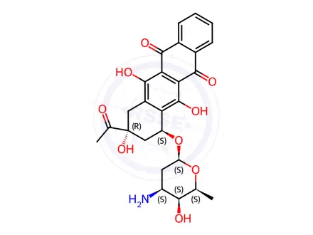 Chemical structure of Idarubicin Hydrochloride Impurity 7 Hydrochloride