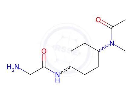 Chemical structure of 2-Amino-N-(4-(N-methylacetamido)cyclohexyl)acetamide