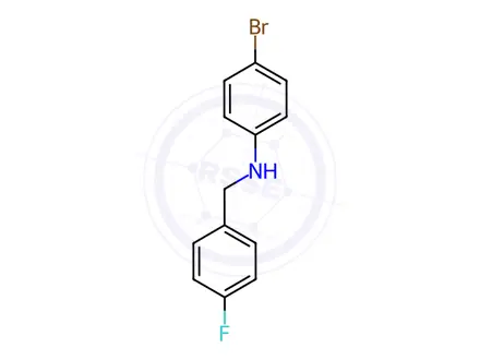 Chemical structure of 4-Bromo-N-(4-fluorobenzyl)aniline