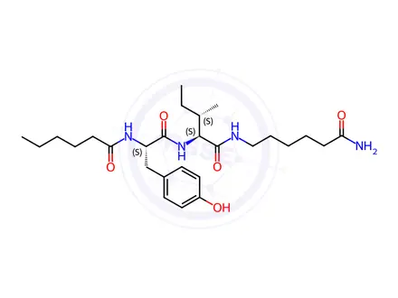 Chemical structure of Dihexa