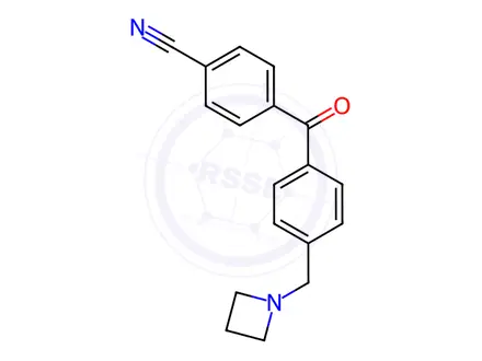 Chemical structure of 4-Azetidinomethyl-4'-cyanobenzophenone