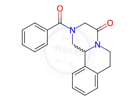 Chemical structure of Praziquantel EP Impurity A