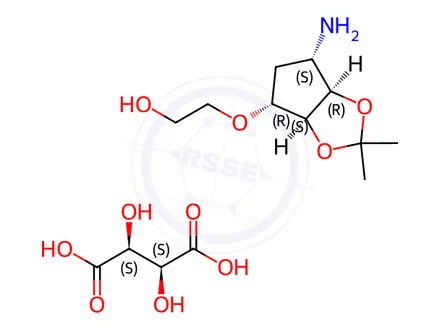 Chemical structure of Ticagrelor Related Compound 38D