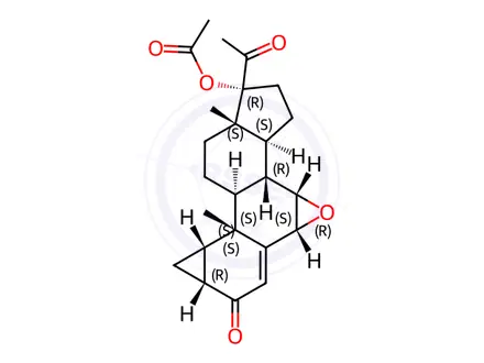 Chemical structure of Cyproterone Acetate Impurity 10(Cyproterone Acetate EP Impurity J)