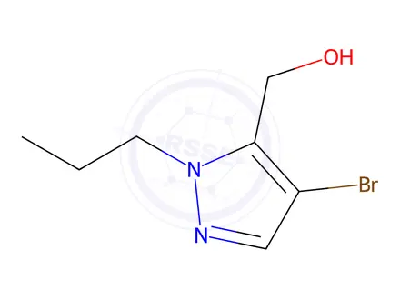 Chemical structure of (4-Bromo-1-propyl-1H-pyrazol-5-yl)methanol