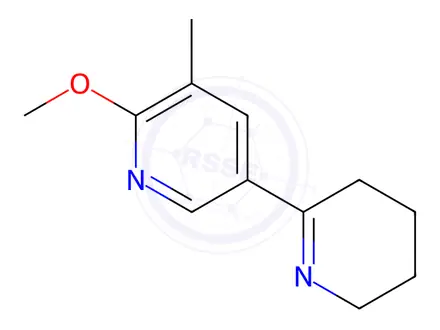 Chemical structure of 6'-Methoxy-5'-methyl-3,4,5,6-tetrahydro-2,3'-bipyridine
