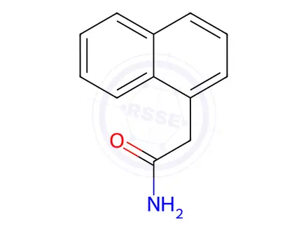 Chemical structure of 1-Naphthylacetamide