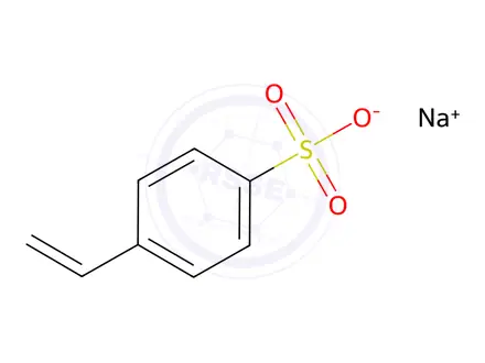 Chemical structure of Poly(sodium 4-styrenesulfonate) (Mw 70,000)