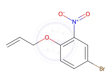Chemical structure of 4-Bromo-2-nitro-1-(prop-2-en-1-yloxy)benzene