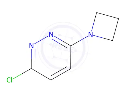 Chemical structure of 3-(azetidin-1-yl)-6-chloropyridazine