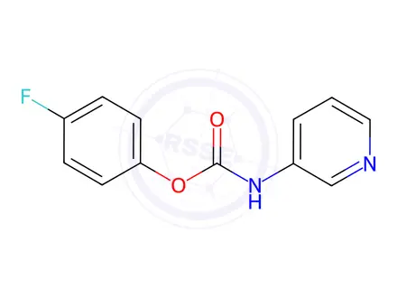 Chemical structure of (4-Fluorophenyl) N-pyridin-3-ylcarbamate
