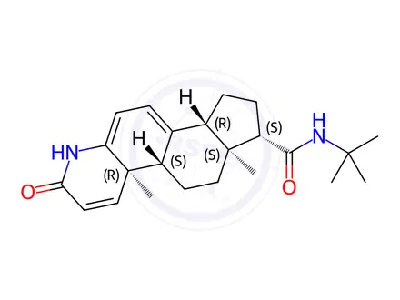 Chemical structure of Finasteride Impurity 1