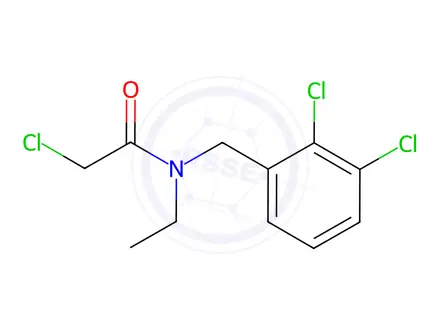 Chemical structure of 2-Chloro-N-(2,3-dichlorobenzyl)-N-ethylacetamide