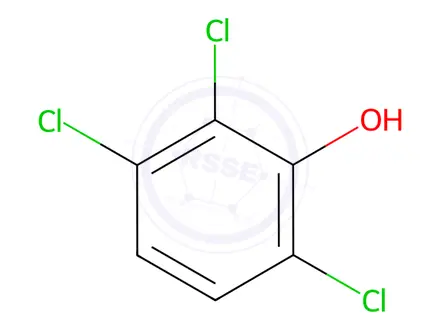 Chemical structure of 2,3,6-Trichlorophenol
