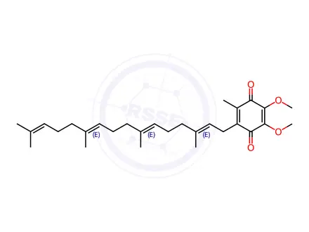 Chemical structure of Ubidecarenone Impurity 14 (Coenzyme Q4)