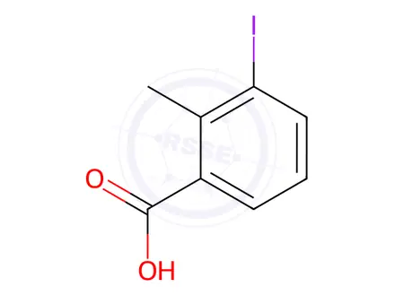 Chemical structure of 3-Iodo-2-methylbenzoic acid