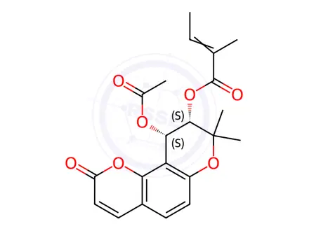 Chemical structure of Praeruptorin A