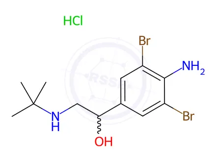 Chemical structure of Brombuterol hydrochloride