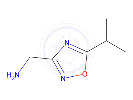 Chemical structure of (5-Isopropyl-1,2,4-oxadiazol-3-yl)methanamine
