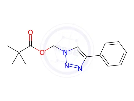 Chemical structure of (4-Phenyl-1H-1,2,3-triazol-1-yl)methyl pivalate