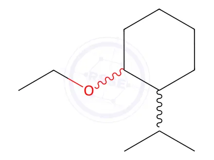 Chemical structure of Cyclohexane, 1-ethoxy-2-(1-methylethyl)-(9CI)