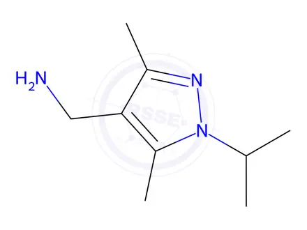 Chemical structure of [(1-Isopropyl-3,5-dimethyl-1H-pyrazol-4-yl)methyl]amine