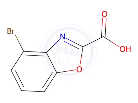 Chemical structure of 4-Bromobenzo[D]oxazole-2-carboxylic Acid