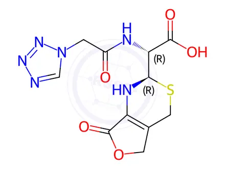 Chemical structure of rac-Cefazolin Open-Ring Lactone