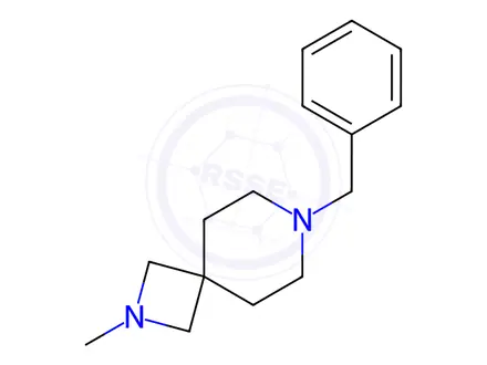 Chemical structure of 7-Benzyl-2-methyl-2,7-diazaspiro[3.5]nonane
