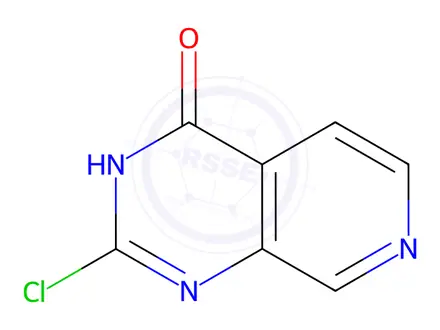 Chemical structure of 2-Chloro-3H-pyrido[3,4-d]pyrimidin-4-one
