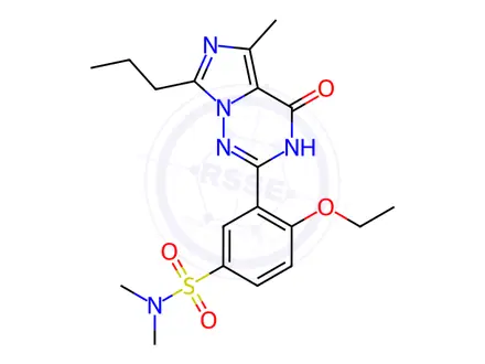 Chemical structure of Vardenafil Impurity 17