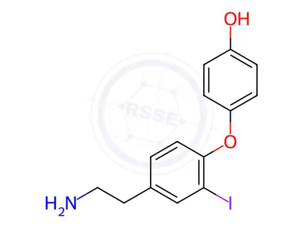 Chemical structure of Levothyroxine Sodium Impurity 62