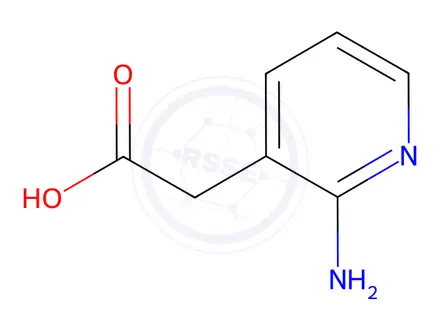 Chemical structure of 2-(2-Aminopyridin-3-yl)acetic acid hydrochloride
