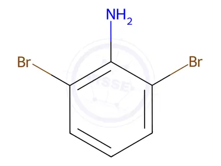 Chemical structure of Erlotinib Hydrochloride Impurity 130 (2,6-Dibromobenzanamine)